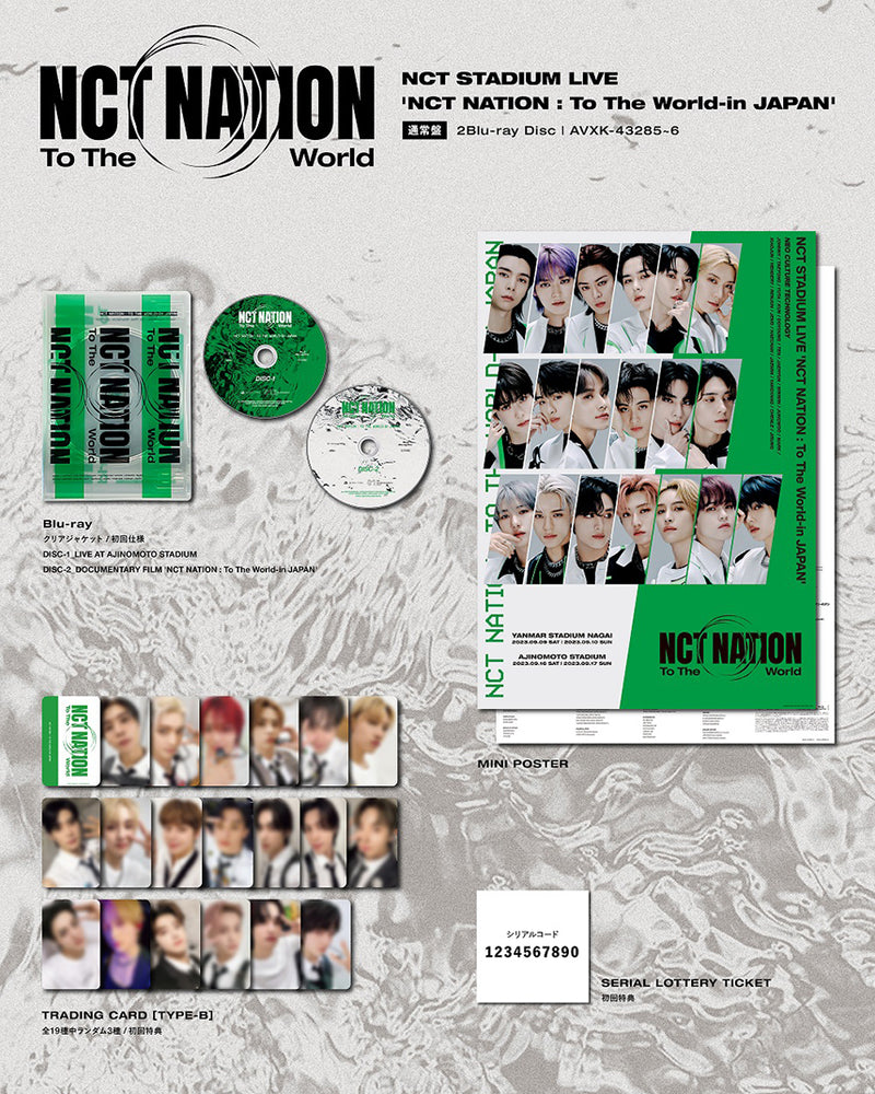 
                  
                    NCT STADIUM LIVE 'NCT NATION : To The World-in JAPAN'(2Blu-ray)
                  
                