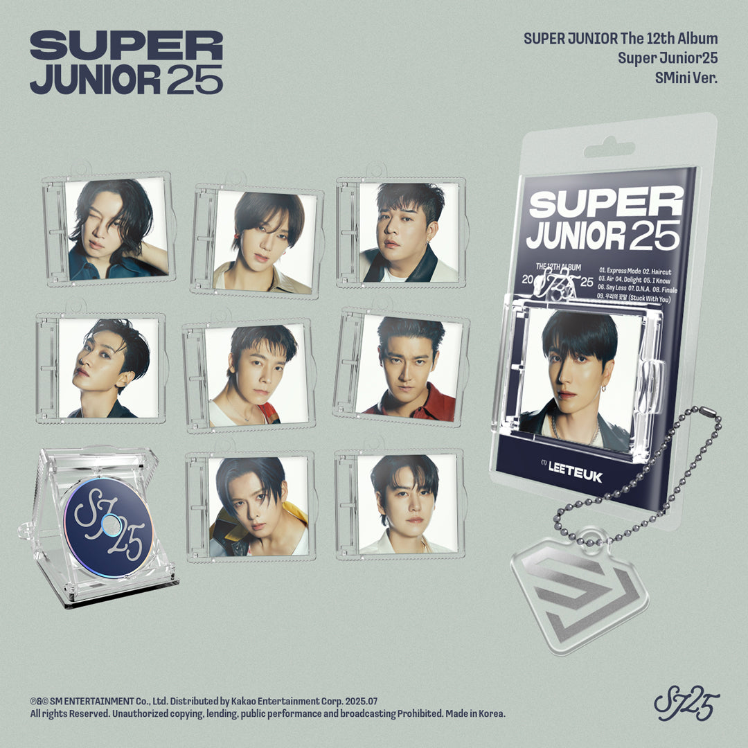 【韓国盤】The 12th Album'Super Junior25'(SMini Ver./9種ランダム)