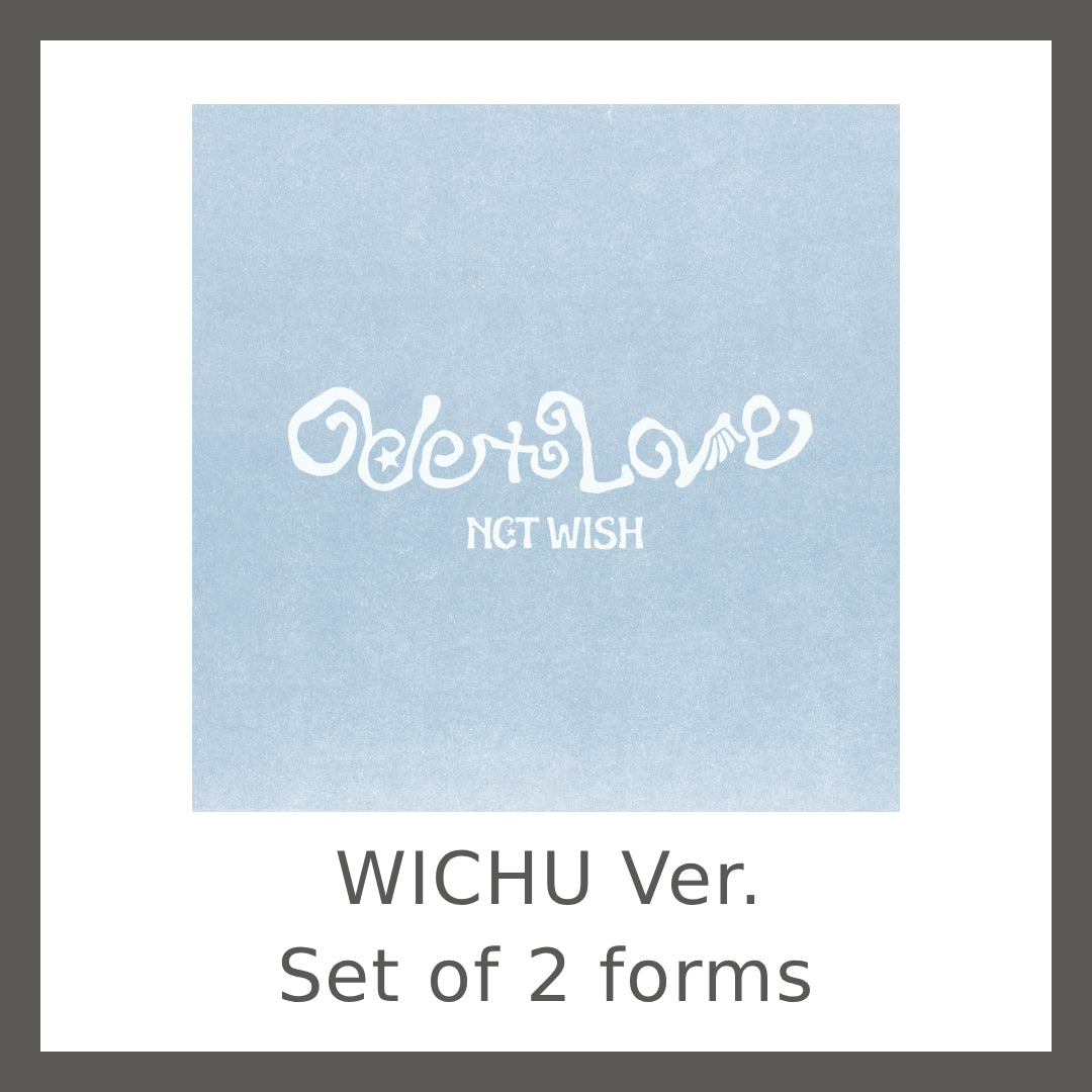 《2種セット》【韓国盤】Ode to Love(WICHU Ver.)