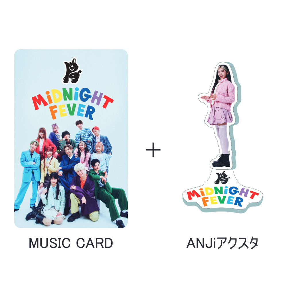 《初回生産限定》MIDNIGHT FEVER【ANJi Ver.】(MUSIC CARD＋GOODS)