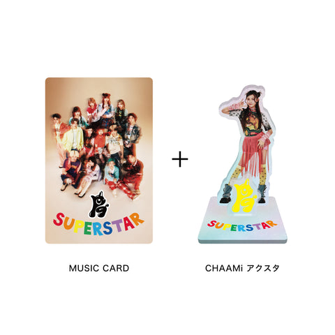 《初回生産限定》SUPERSTAR【CHAAMi  Ver.(MUSIC CARD＋GOODS)