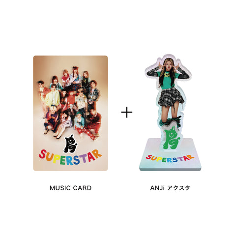 《初回生産限定》SUPERSTAR【ANJi Ver.】(MUSIC CARD＋GOODS)