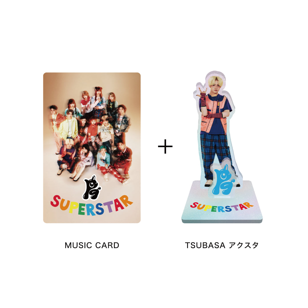 
                  
                    《初回生産限定》SUPERSTAR【TSUBASA Ver.】(MUSIC CARD＋GOODS)：PG
                  
                
