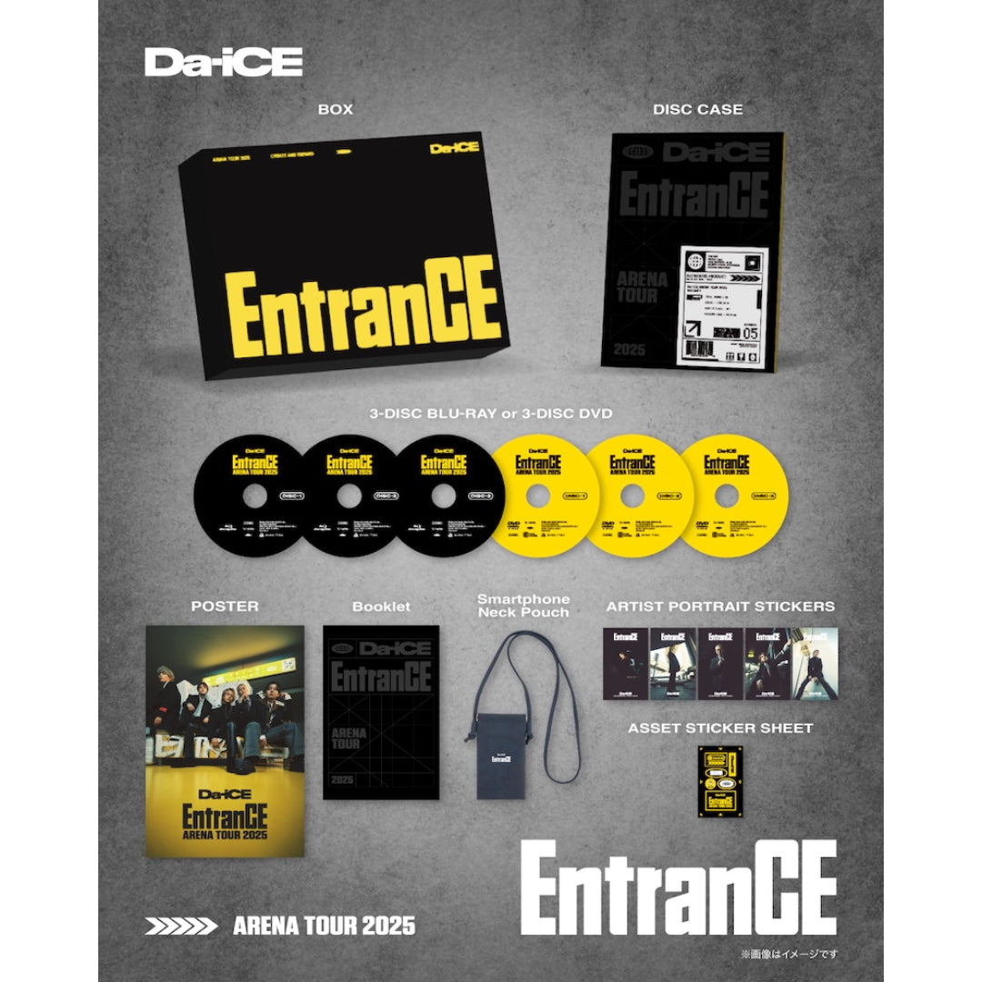 【豪華盤(初回生産限定)】Da-iCE ARENA TOUR 2025 -EntranCE-（3Blu-ray Disc）