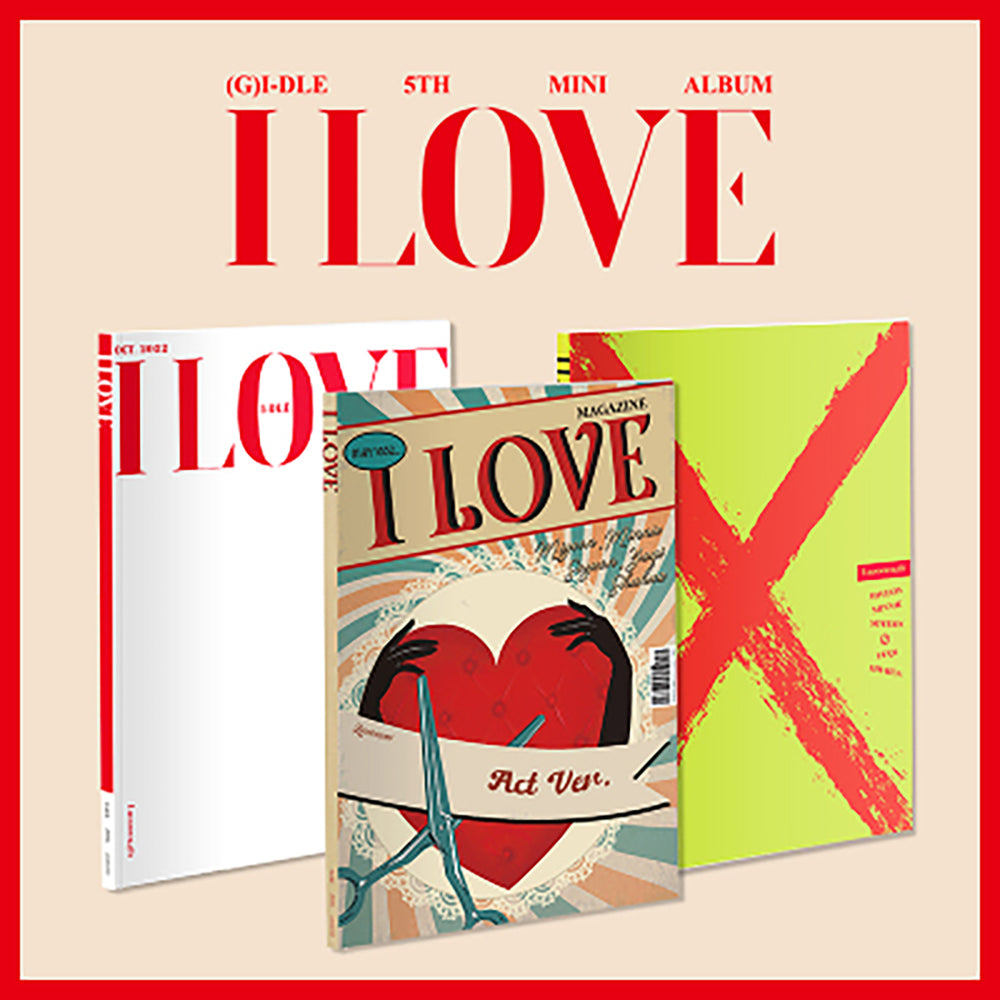 【韓国盤】5th Mini Album 『I love』＜Born Ver. / Act Ver. / X-file Ver.＞（全3種ランダム発送）