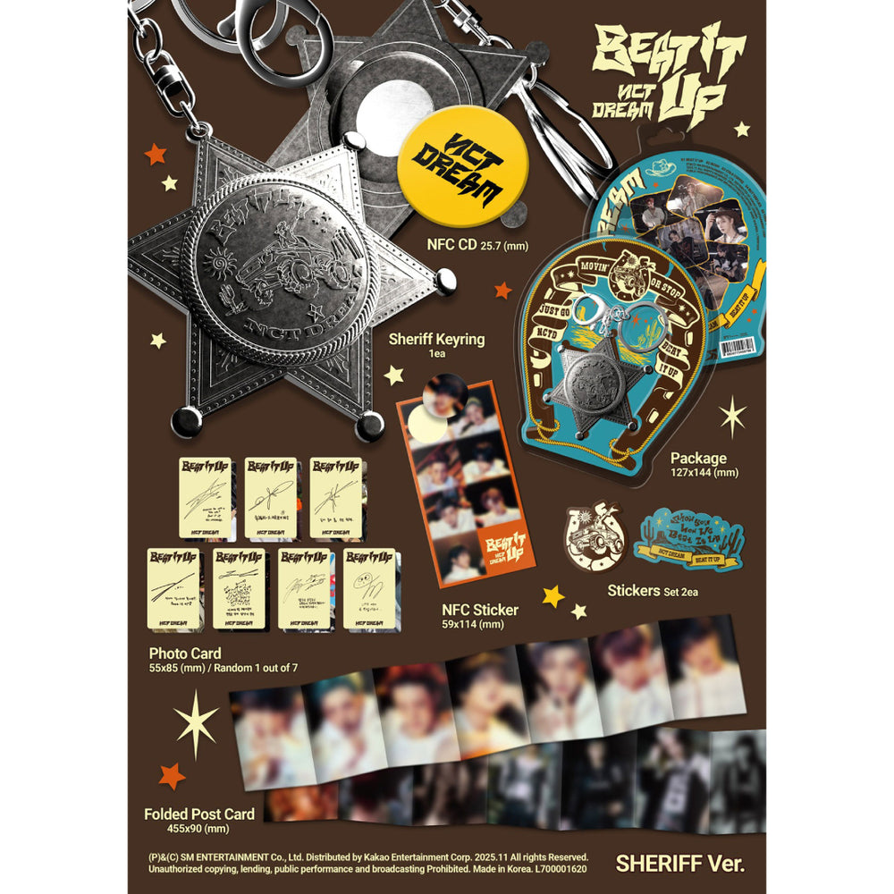 韓国盤】NEW ALBUM 'Beat It Up'【Sheriff Ver.】 – Hi, mu-mo