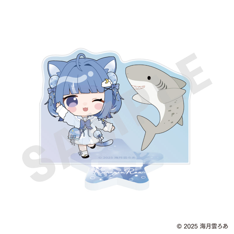 海月雲ろあ ミニアクリルスタンド「サメ」