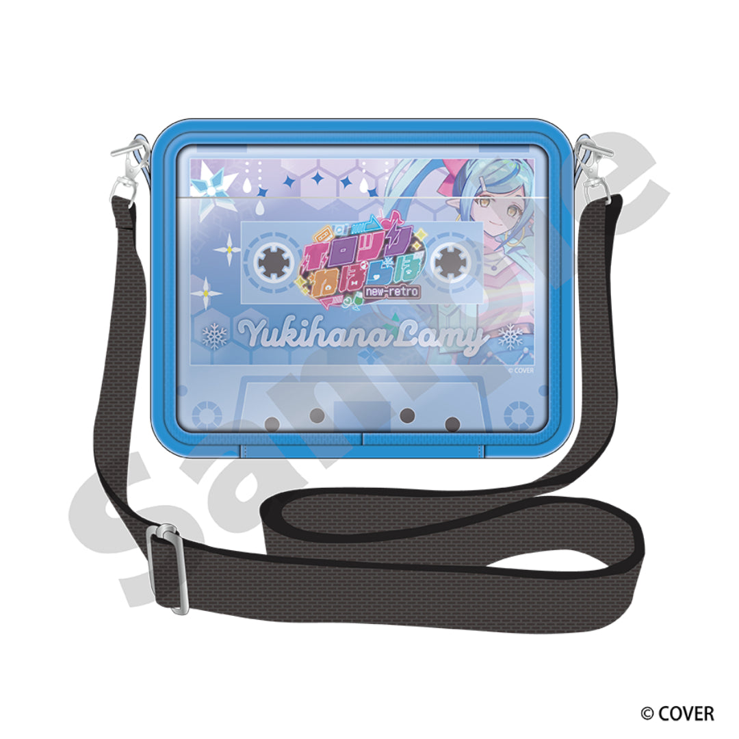 カセットテープ風ショルダークリアポーチ 雪花ラミィ