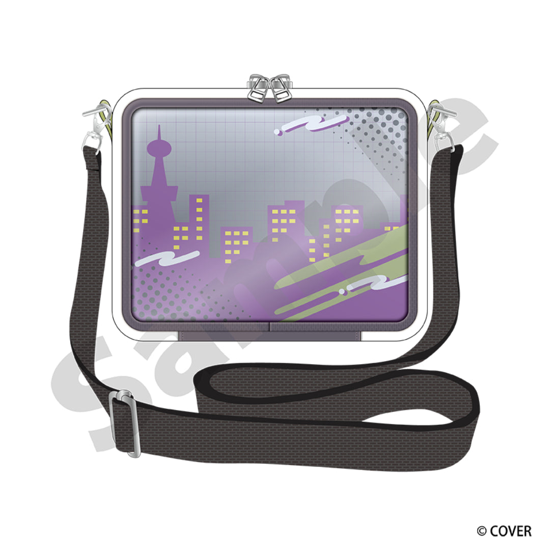 カセットテープ風ショルダークリアポーチ 獅白ぼたん