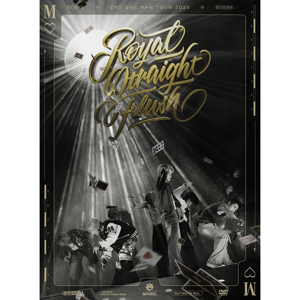 【初回生産限定盤】MAZZEL 2nd One Man Tour 2025 "Royal Straight Flush"(2DVD)