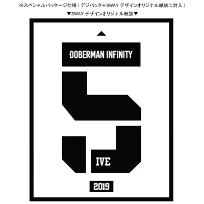 
                  
                    DOBERMAN INFINITY LIVE TOUR 2019 「5IVE ～必ず会おうこの約束の場所で～」【初回生産限定盤】（Blu-ray+Tシャツ）
                  
                